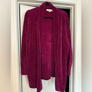 Loft Autumn Purple Cardigan